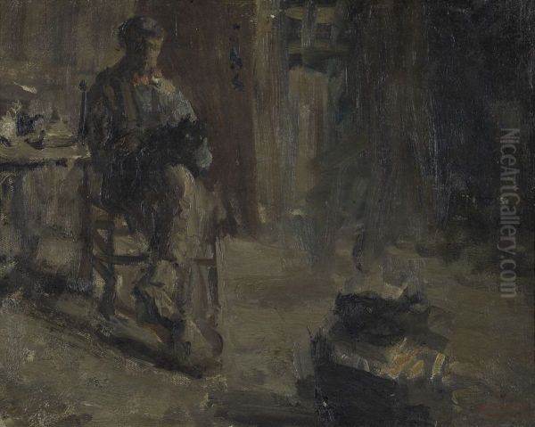 Studie van een interieur, - view 1