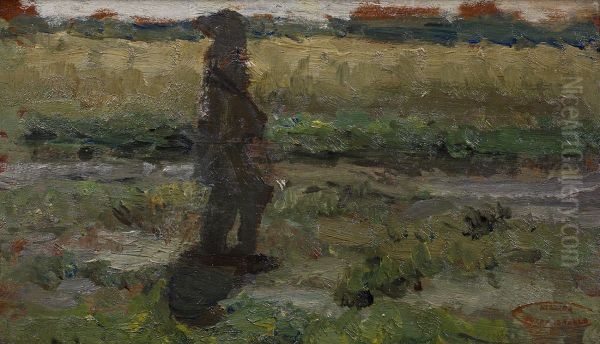 Studie van een landschap, - view 1