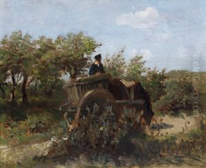 Boerenkar, by Jozef Israels