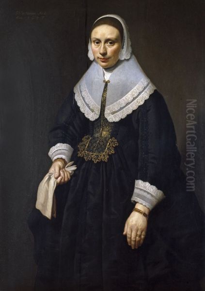 Portrait of a woman, possibly Elisabeth Simons - view 1