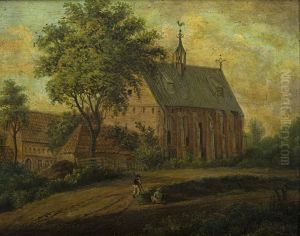 Gezicht op het Klooster van Ter Apel Gezicht op het Klooster van Ter Apel