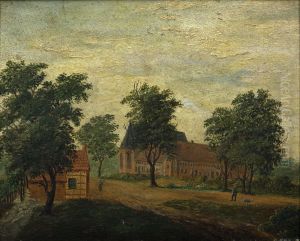 Gezicht op het Klooster van Ter Apel Gezicht op het Klooster van Ter Apel