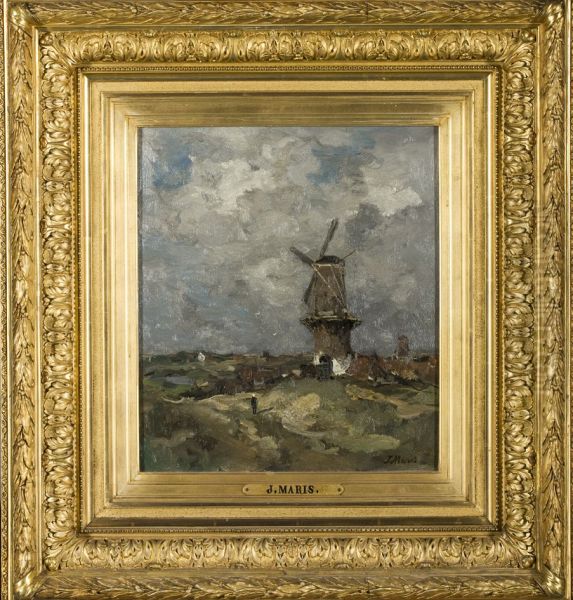 Landscape with windmills - view 1