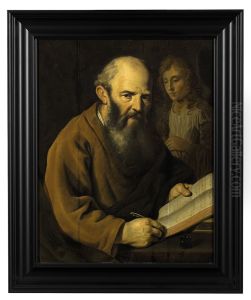 De evangelist Mattheus, by Jan de Stomme