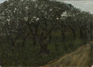 Boomgaard in Onnen (S-8), by Hendrik Nicolaas Werkman
