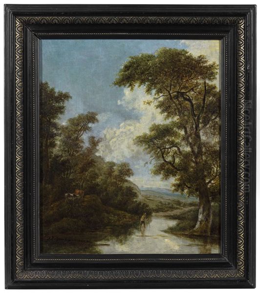 Oversteekplaats in een rivier, - view 1