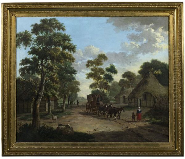 Koetsreizigers in Schipborg 1806, - view 1