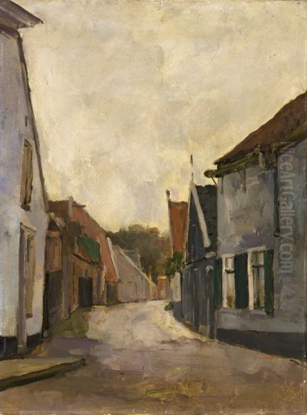 Straatje op Texel, - view 1