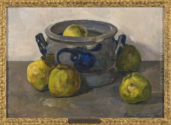 Keulse pot met appelen, - view 1