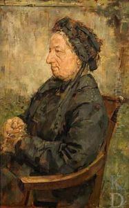 Mevrouw Schaap-Hijmans, by Jozef Israels