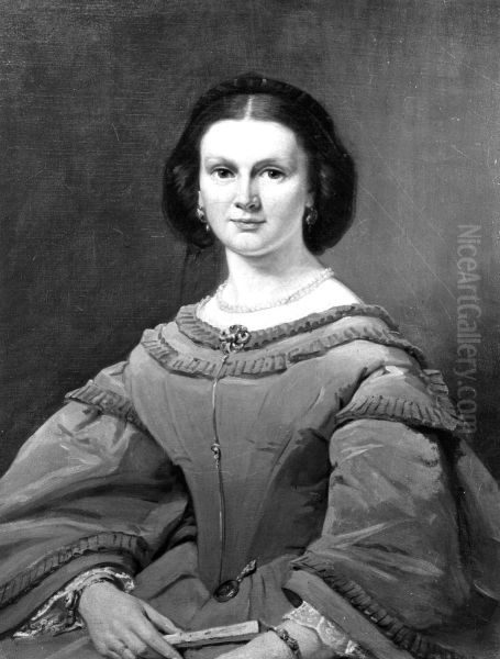 Portrait of Agatha Geertruida Ensing (1845-1912) - view 1