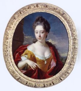 Portret van Maria van der Werff (1692-1731) by Adriaen Van Der Werff