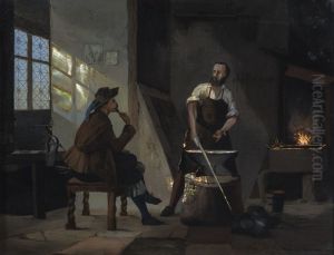 Jan de Smid (Swartjan) hoort dat de Spanjaarden voor de stad liggen by Herman Gunneweg