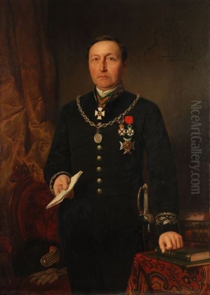 Portret van Joost van Vollenhoven (1814-1889) - view 1