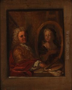 Portrait of Dionys van Nijmegen (1705-1798) and Sara Stiermans (1704-1757)