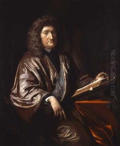 Portret van Johannes Roos (1620-1703) by Adriaen Van Der Werff