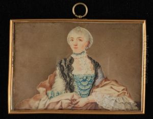 Portretminiatuur van Suzanna Libertina Radermacher-Boogaert