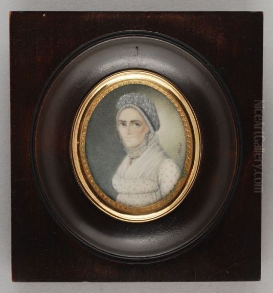 Portretminiatuur van een vrouw - view 1