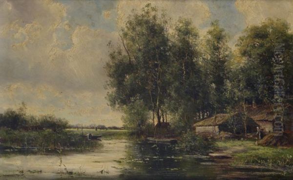Zicht op de Kralingse Plas, Bosweg - view 1