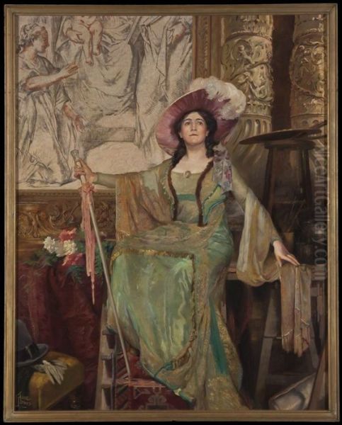 Portrait of Alida Johanna Maria Klein (1874-1938) - view 1