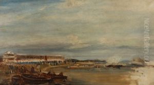 Roeiwedstrijd Koninklijke Nederlandsche Yachtclub te Rotterdam by Charles Rochussen