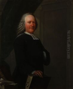 Portret van Petrus Hofstede (1716-1803) by Dionys Van Nijmegen