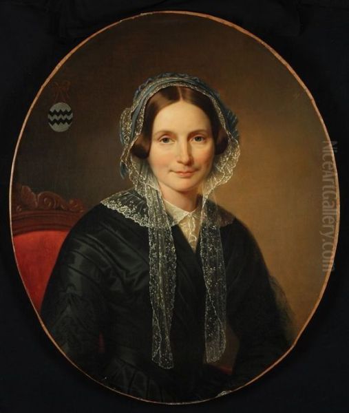 Portret van Henriette Elisabeth Van Reede van Oudtshoorn (1811-1857) - view 1