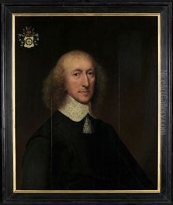 Portrait of Daniel van Hogendorp ( -1673) by Cornelis Janssens van Ceulen