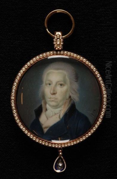 Portretminiatuur van Dirk van Hogendorp en op keerzijde Carel Sirardus Willem van Hogendorp - view 1