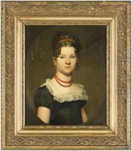 Portret van Anskje Sybouts by Willem Bartel Van Der Kooi