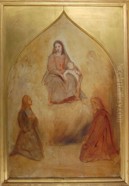 The Painter Raphael and the Poet Dante in Adoration Before the Blessed Virgin and Child - view 1