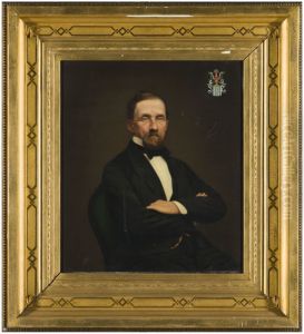 Portrait of Willem Frederik Lodewijk thoe Schwartzenberg en Hohelansberg (1818-1873) by Johannes Hendricus Doodkorte