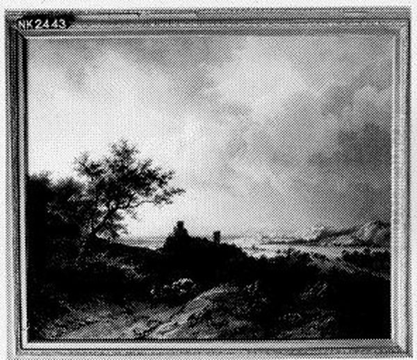 Gezicht op de Rijn bij Xanten - view 1