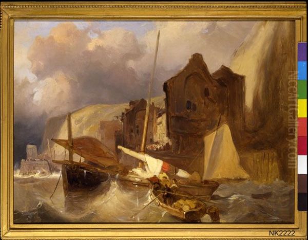 boats in the port - view 1