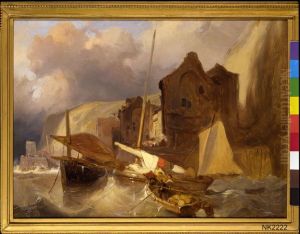 Een havengezicht by Wijnand Nuijen