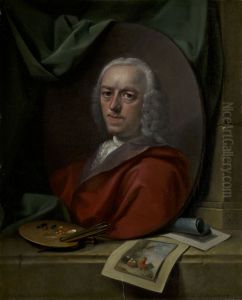 Self portrait by Aert Schouman