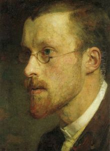 Self-portrait of Jan Pieter Veth (1864-1925) by Jan Veth