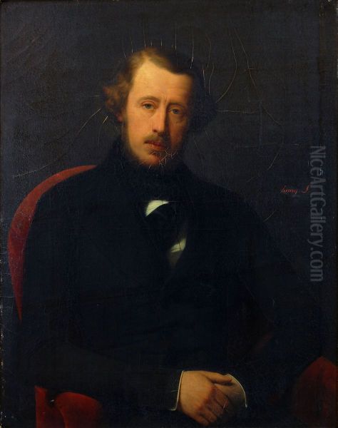 Portret van Karel Arnoldus Scheffer, omstreeks 1840 - view 1