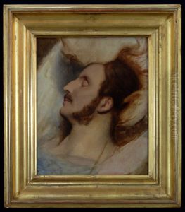 Ferdinand Philips, hertog van Orleans, op zijn doodsbed