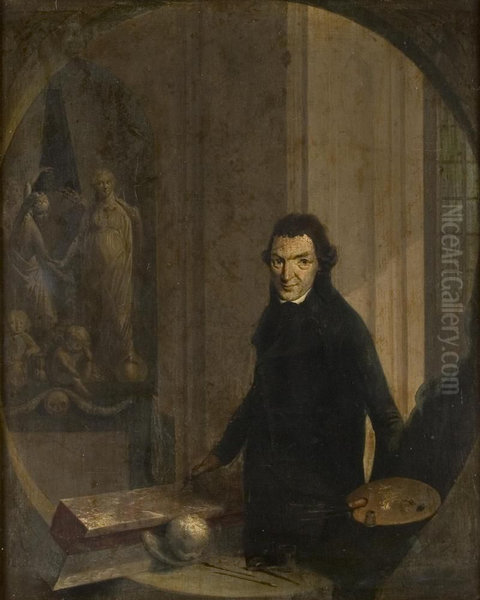 Zelfportret van Christoffel Frederik Franck - view 1