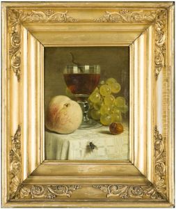 Stilleven van vruchten op tafel by Eelke Jelles Eelkema