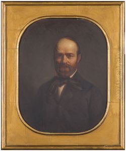 Zelfportret van Jan Joeke Gabriel van Wicheren by Johan Joeke Gabriel van Wicheren