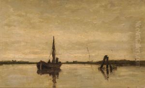 Ochtend in de Biesbosch by Carel Nicolaas Storm van 's-Gravesande
