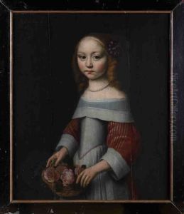 Portret van Conira van Burmania (?), als meisje Portret van Conira van Burmania (?), als meisje