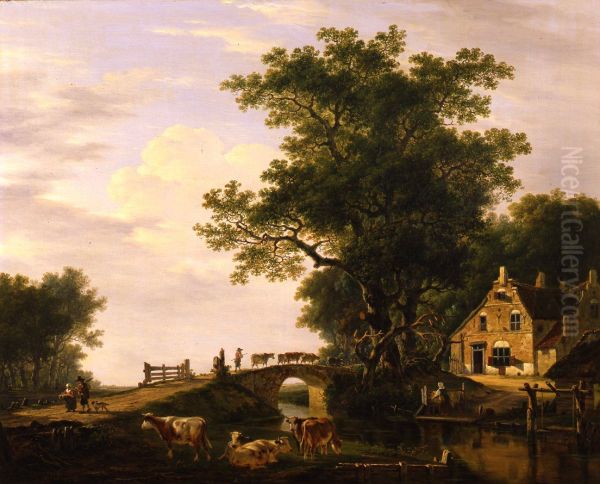 Zomers landschap buiten Dordrecht - view 1
