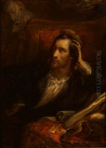 Faust in zijn kabinet (Goethe, Faust, 1, 3) by Ary Scheffer