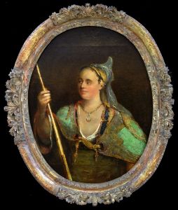A female allegorical figure
