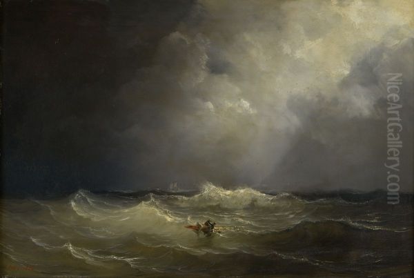 Sea in stormy weather - view 1