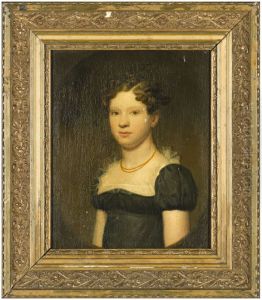 Portret van Elisabeth Sybouts by Willem Bartel Van Der Kooi