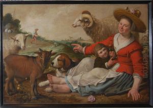 De herderin by Jacob Gerritsz. Cuyp